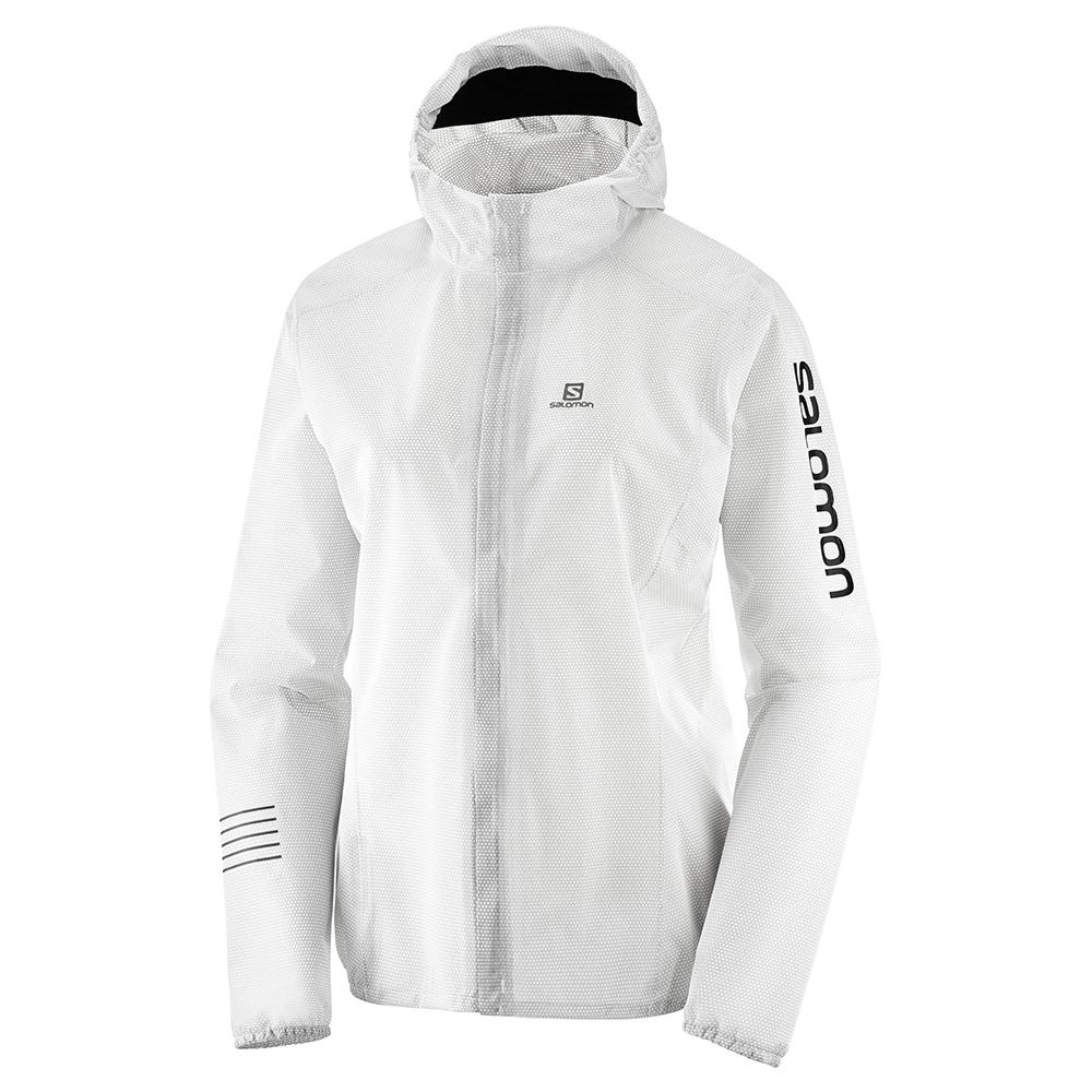 Salomon Singapore Womens Jackets - LIGHTNING RACE WP JKT W White | 38619-NMFG